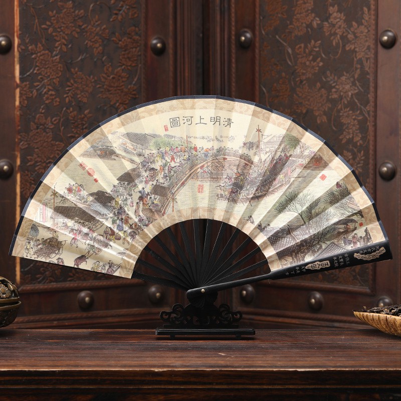 清明上河图折扇