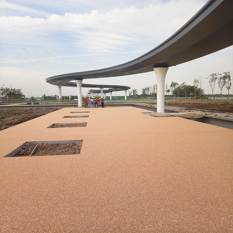 江苏常州公园水洗石地坪施工报价施工注意事项