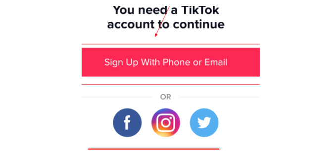 TikTok注册