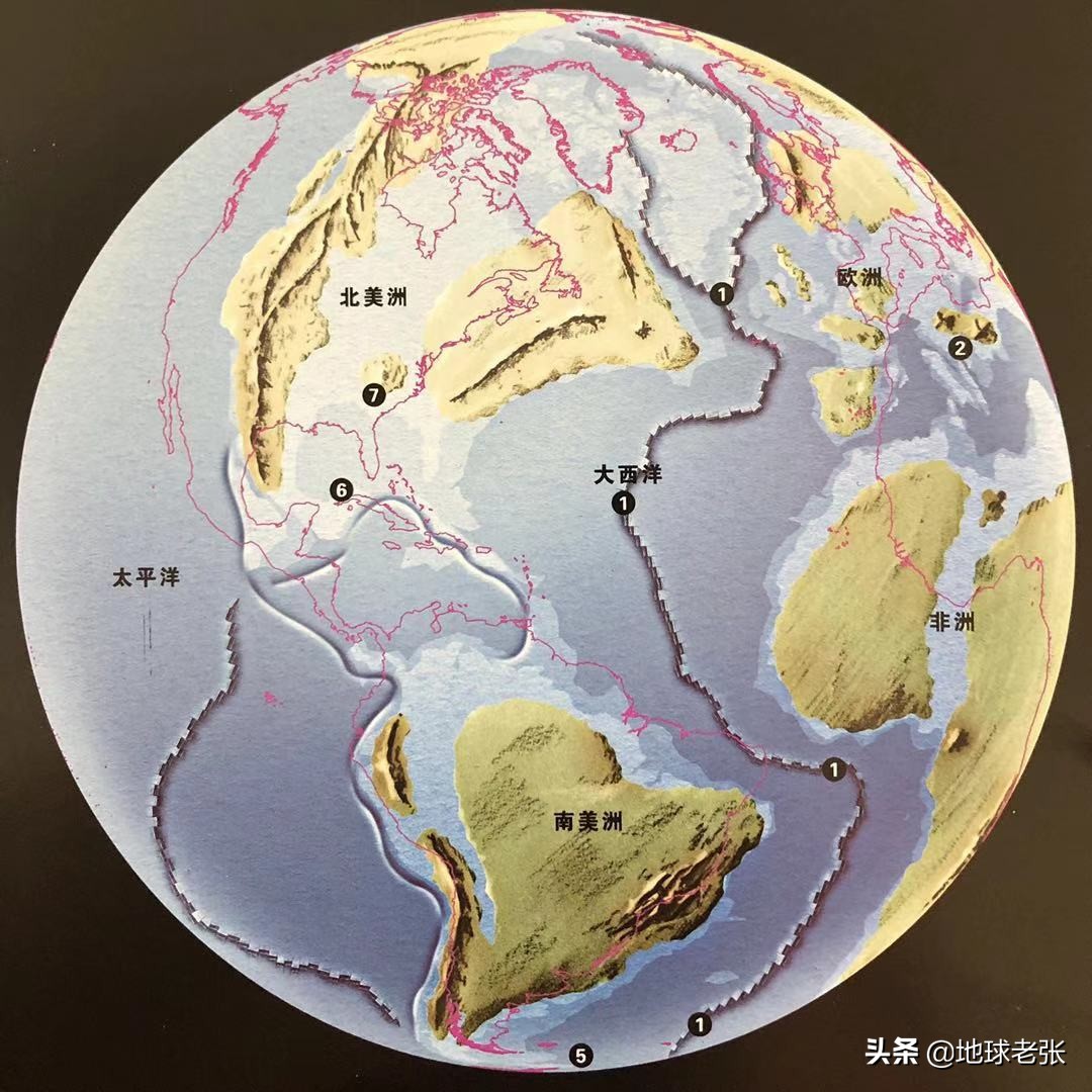白垩纪晚期的大陆分布