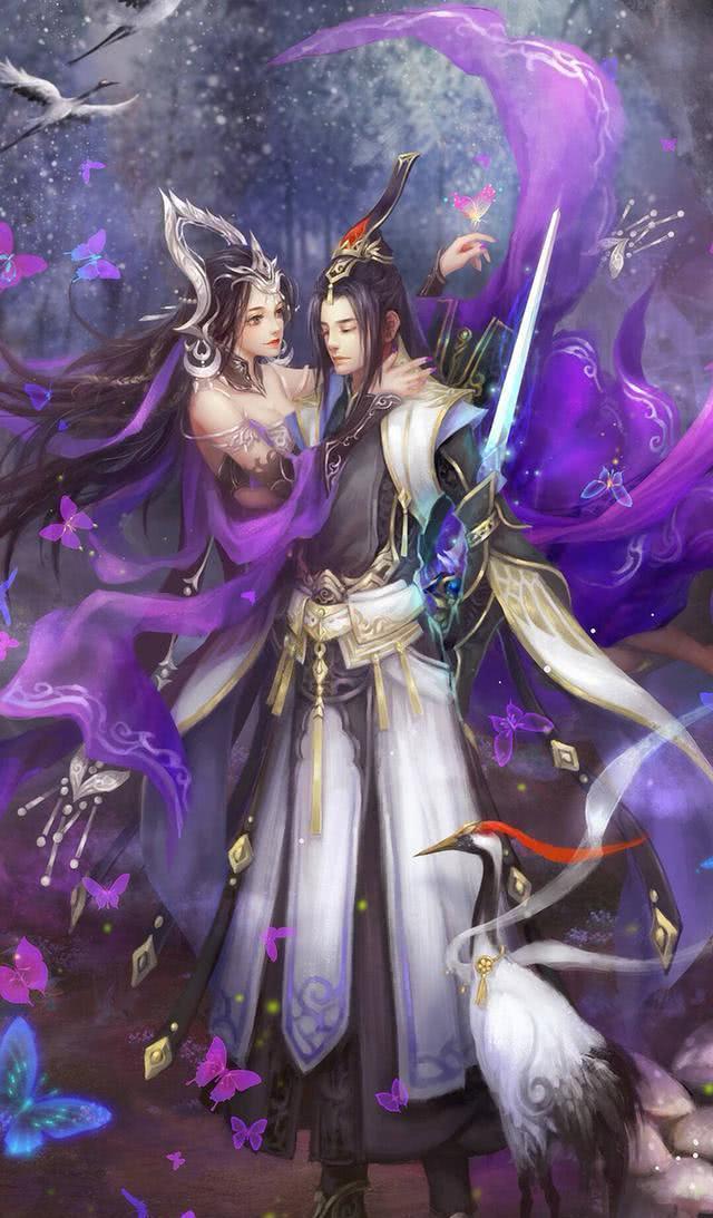 星空下的奇幻梦境，三条生灵共舞于天际