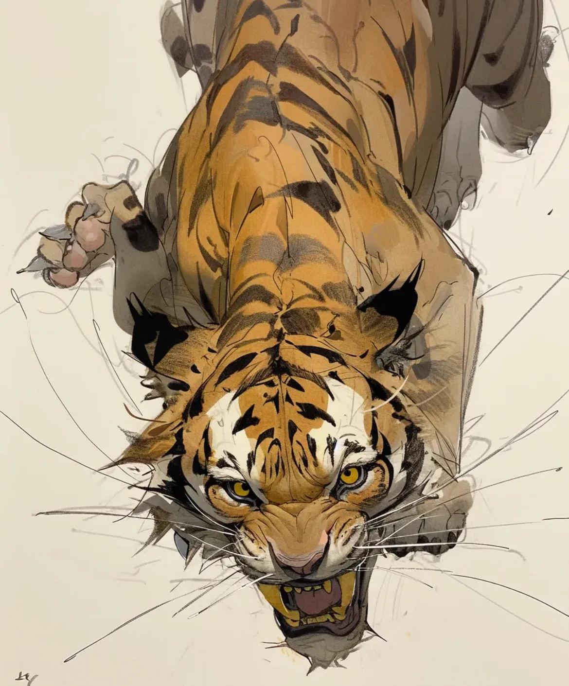 梦境的奇幻之旅，解梦遇见小老虎与小猫的欢乐时光